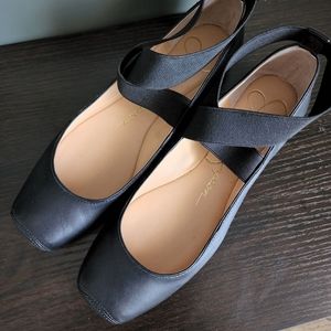 Jessica Simpson Mandalaye Square Toe Ankle Flat